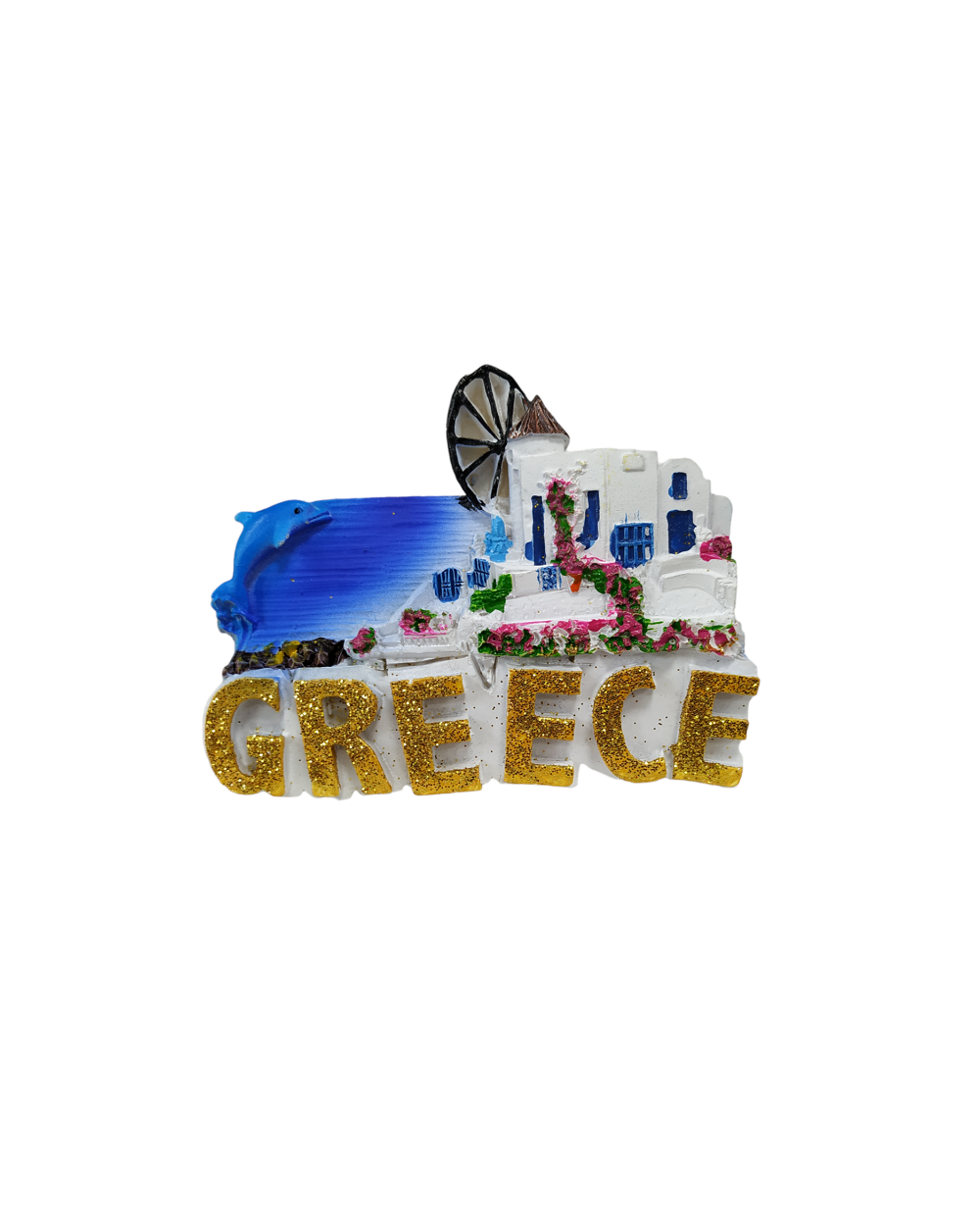 Tουριστικό μαγνητάκι Souvenir – Σετ 12pcs - Resin Magnet - Greece