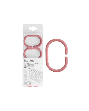 Κρίκοι κουρτίνας μπάνιου - Pink