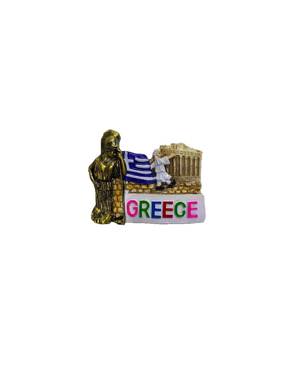 Tουριστικό μαγνητάκι Souvenir – Σετ 12pcs - Resin Magnet - Greece - 678038