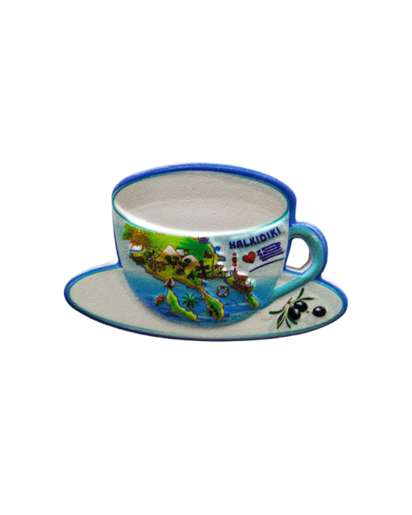 Tουριστικό μαγνητάκι Souvenir – Σετ 12pcs - Resin Magnet - Chalkidiki