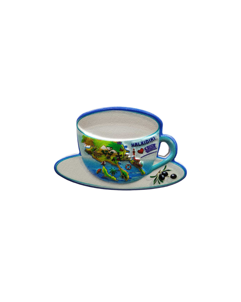 Tουριστικό μαγνητάκι Souvenir – Σετ 12pcs - Resin Magnet - Chalkidiki