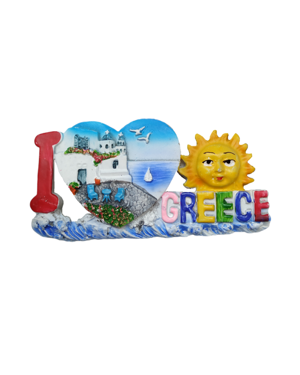 Tουριστικό μαγνητάκι Souvenir – Σετ 12pcs - Resin Magnet - Greece