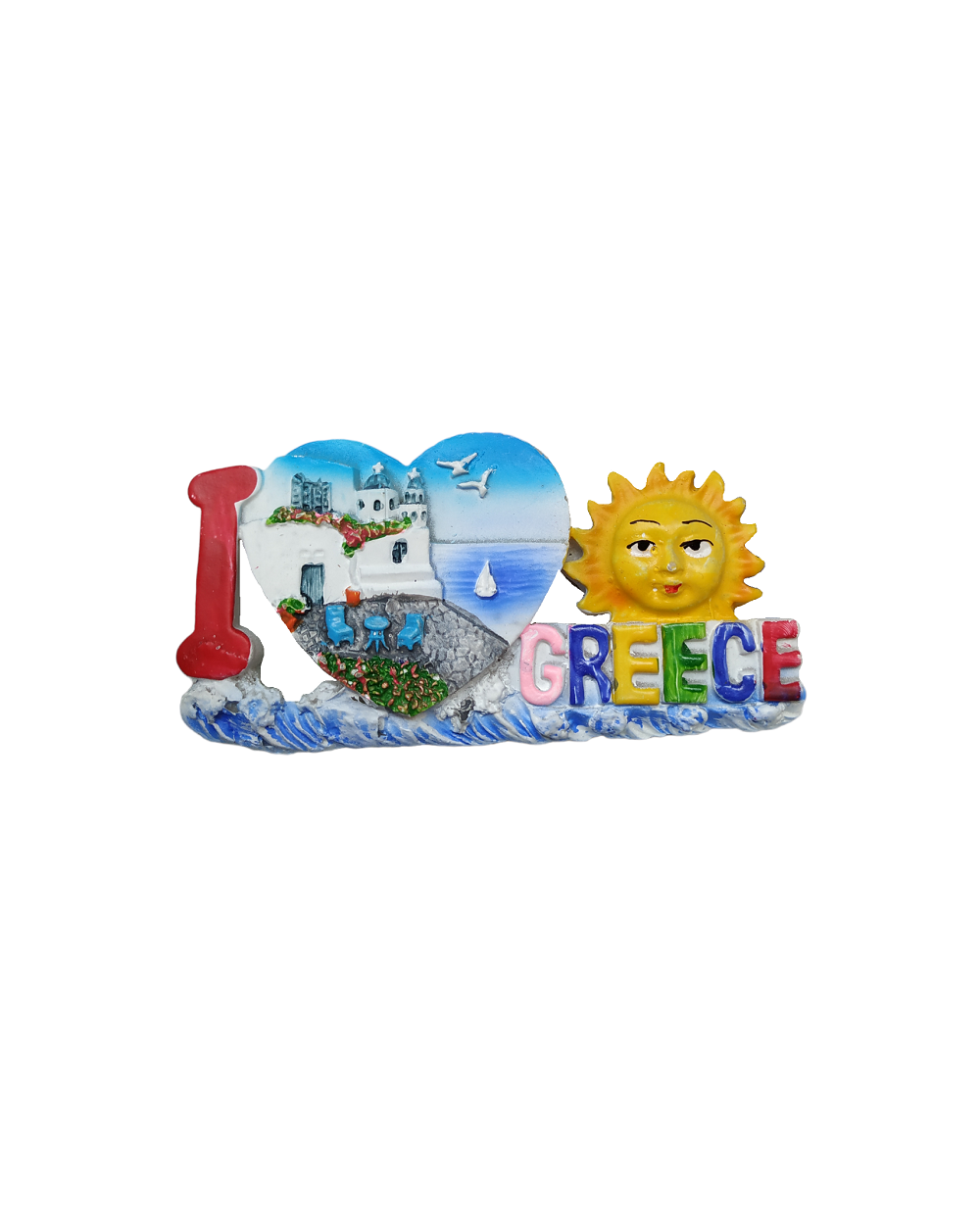 Tουριστικό μαγνητάκι Souvenir – Σετ 12pcs - Resin Magnet - Greece