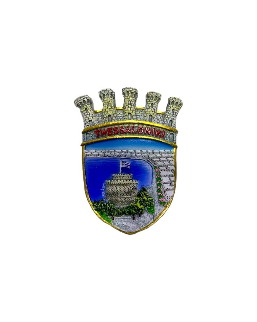 Tουριστικό μαγνητάκι Souvenir – Σετ 12pcs - Resin Magnet - Thessaloniki