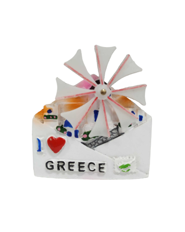 Tουριστικό μαγνητάκι Souvenir – Σετ 12pcs - Resin Magnet - Greece