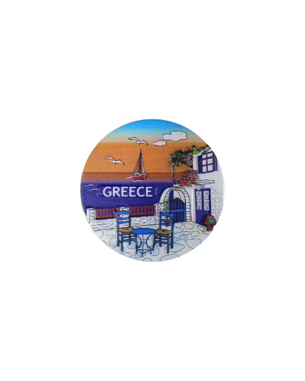 Tουριστικό μαγνητάκι Souvenir – Σετ 12pcs - Resin Magnet - Greece
