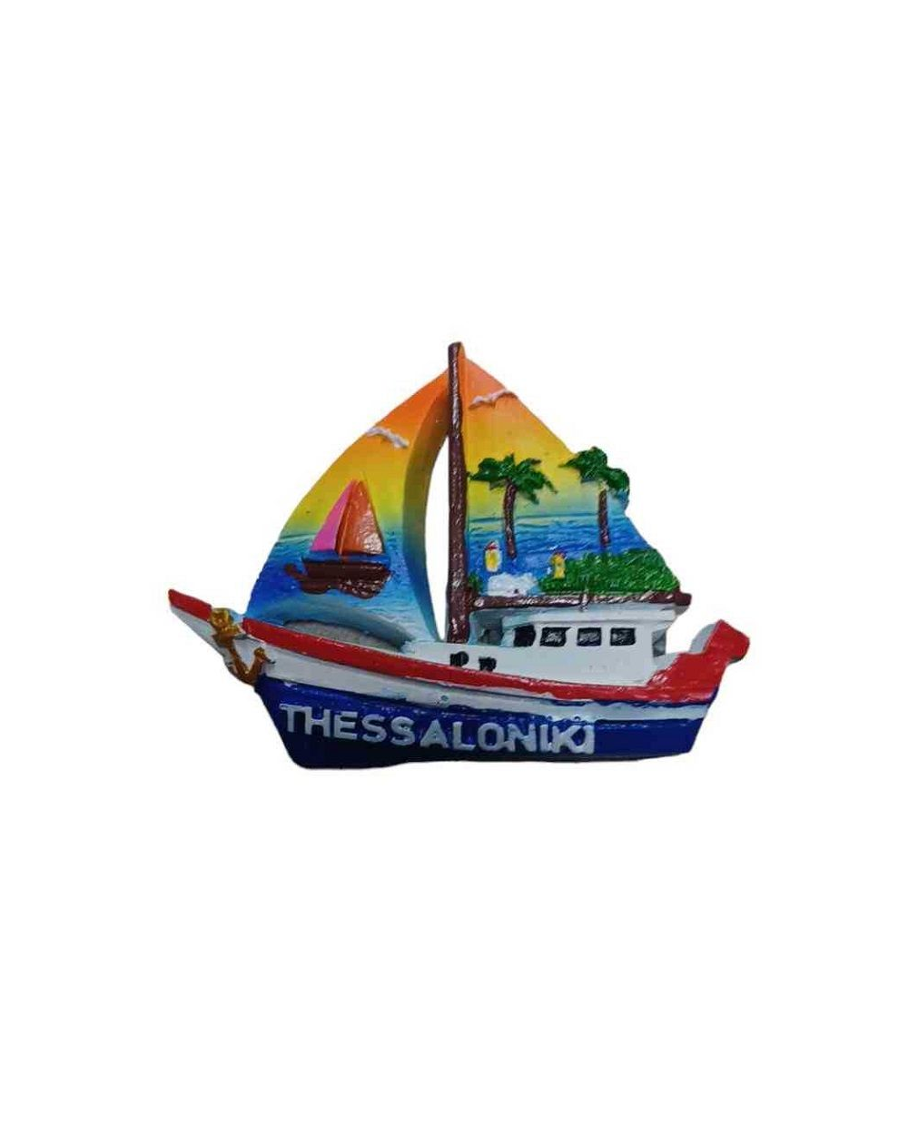 Tουριστικό μαγνητάκι Souvenir - Σετ 12pcs - Resin Magnet - Thessaloniki