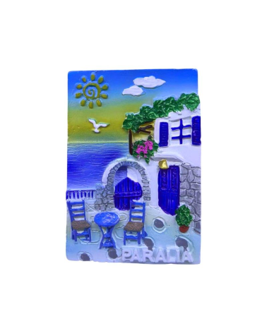 Τουριστικό μαγνητάκι Souvenir - Σετ 12pcs - Paralia