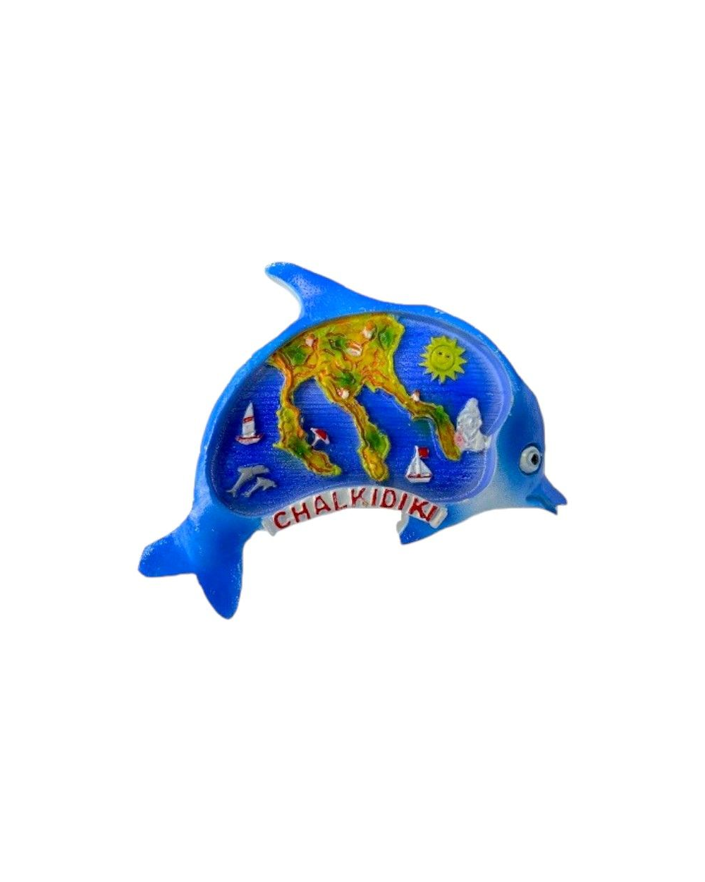 Tουριστικό μαγνητάκι Souvenir – Σετ 12pcs - Resin Magnet - Chalkidiki