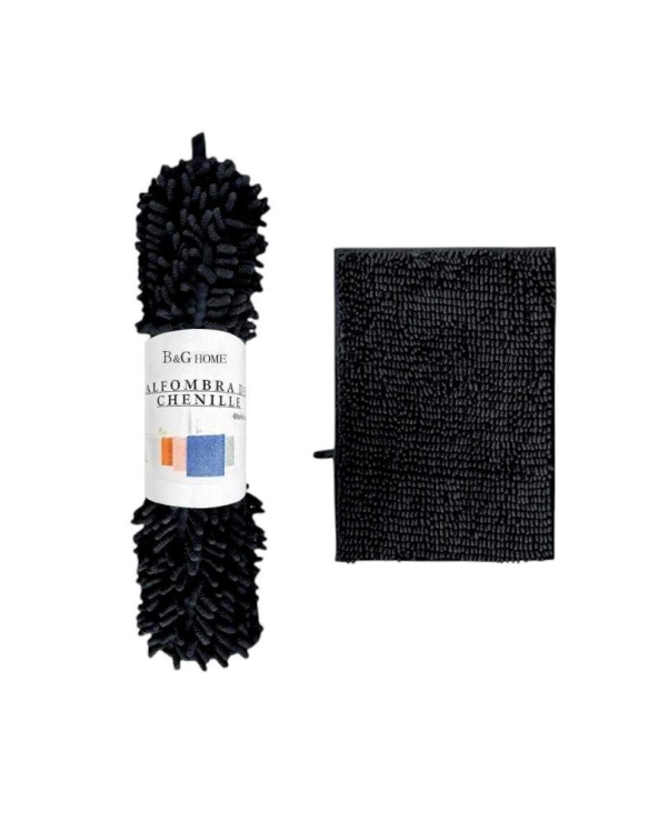 Πατάκι μπάνιου - 6C - Black -  - 40x60cm - Black