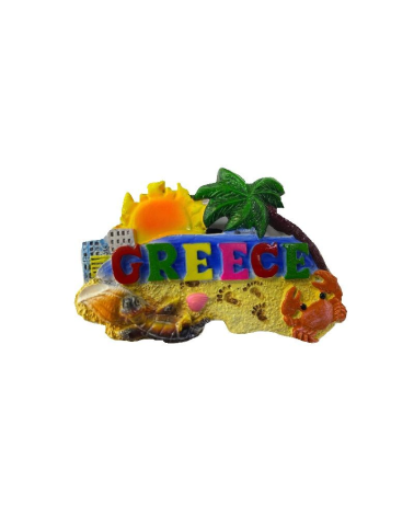 Tουριστικό μαγνητάκι Souvenir – Σετ 12pcs - Resin Magnet - Greece - 678056