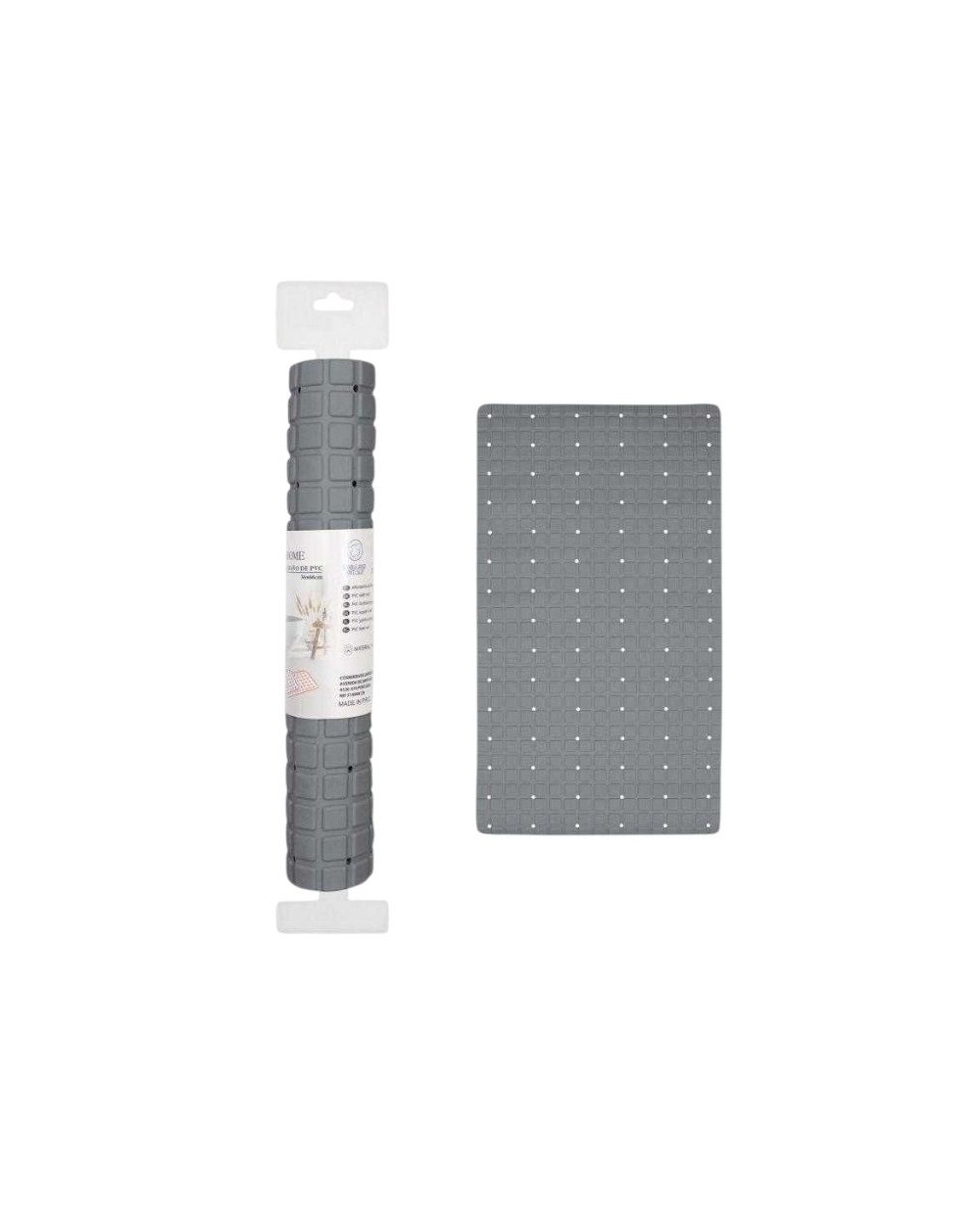 Αντιολισθητικό πατάκι μπάνιου - M0831 - 36x66cm - Grey