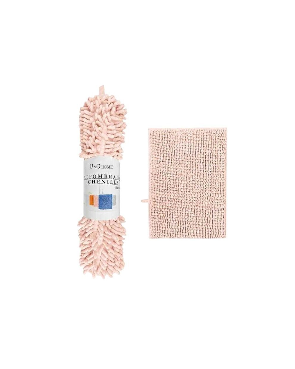 Πατάκι μπάνιου - M0839 - 40x60cm - Light Pink