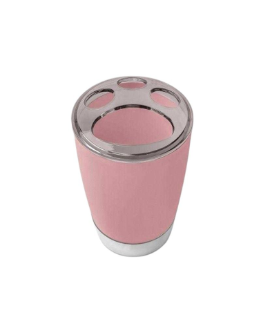 Θήκες οδοντόβουρτσας πλαστικές σε σετ 5Χ - Pink