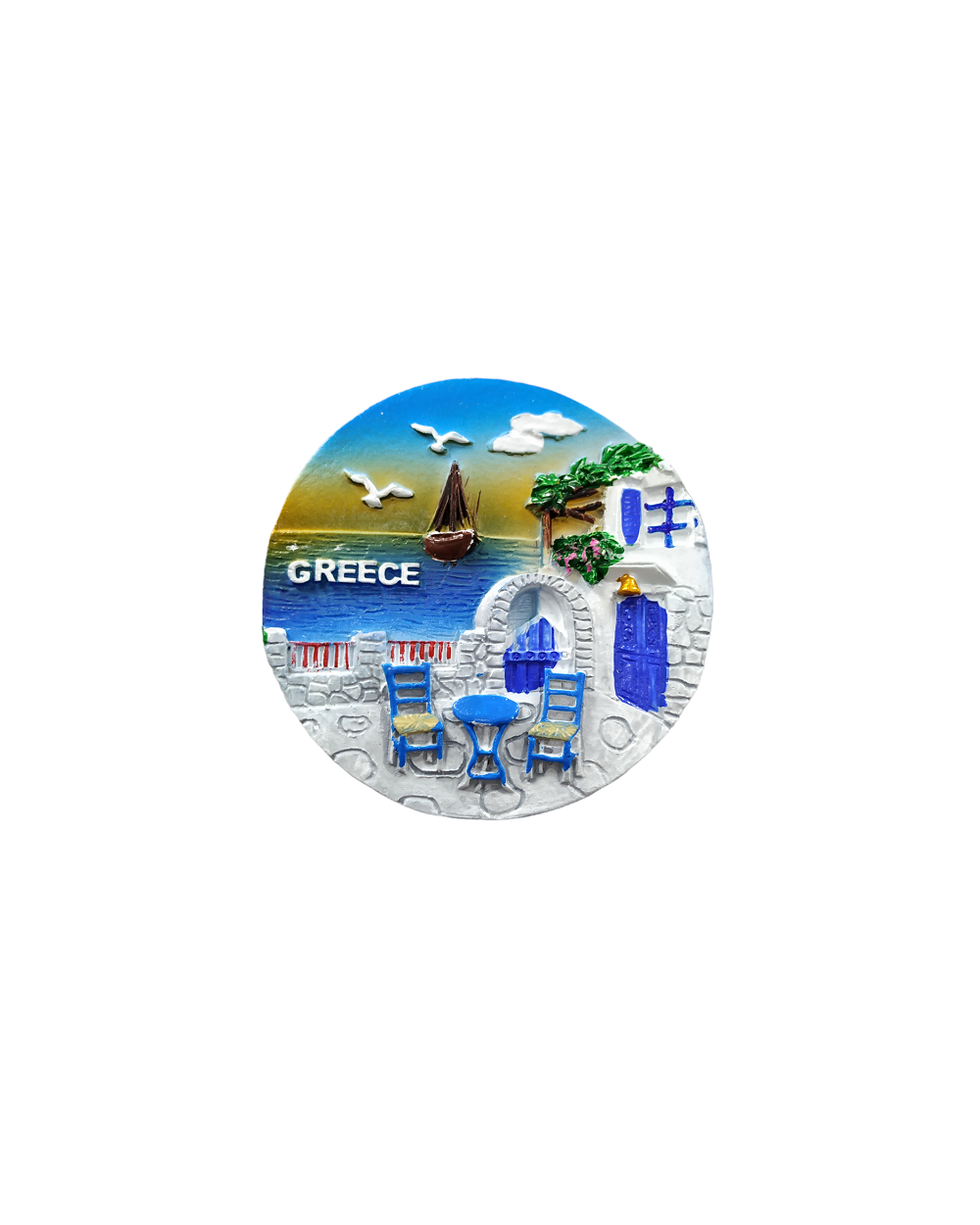 Tουριστικό μαγνητάκι Souvenir – Σετ 12pcs - Resin Magnet - Greece