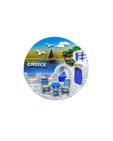 Tουριστικό μαγνητάκι Souvenir – Σετ 12pcs - Resin Magnet - Greece