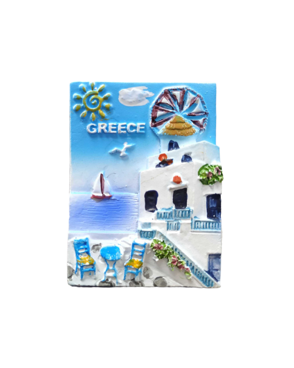 Tουριστικό μαγνητάκι Souvenir – Σετ 12pcs - Resin Magnet - Greece