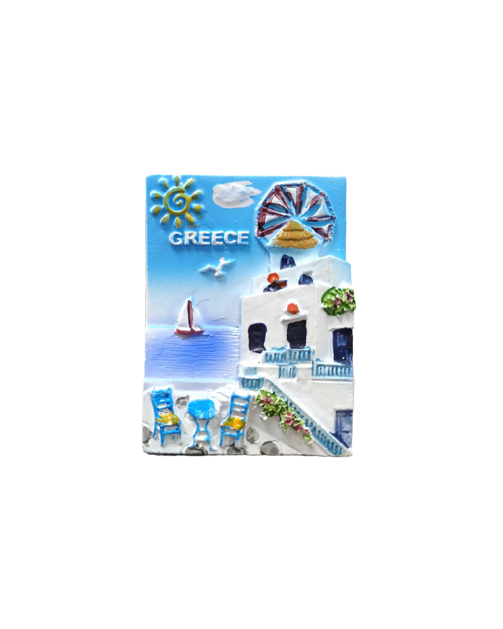 Tουριστικό μαγνητάκι Souvenir – Σετ 12pcs - Resin Magnet - Greece