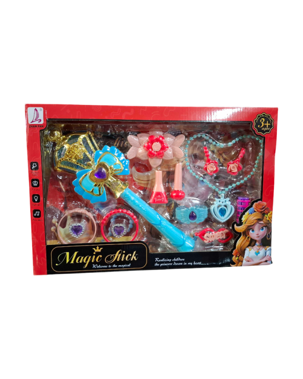 Σετ μαγικό ραβδί LED με αξεσουάρ ομορφιάς - 621-8