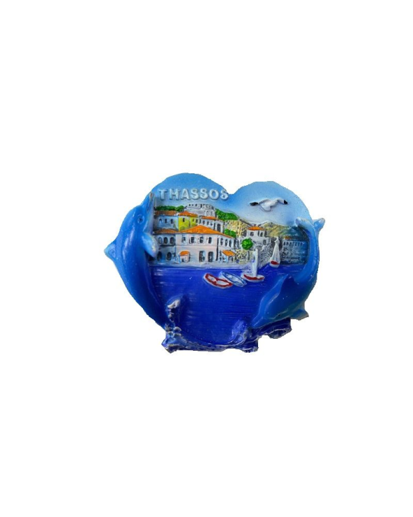 Tουριστικό μαγνητάκι Souvenir – Σετ 12pcs - Resin Magnet - Thassos - 678124