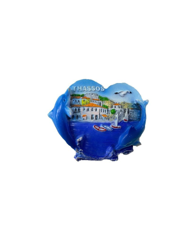 Tουριστικό μαγνητάκι Souvenir – Σετ 12pcs - Resin Magnet - Thassos - 678124