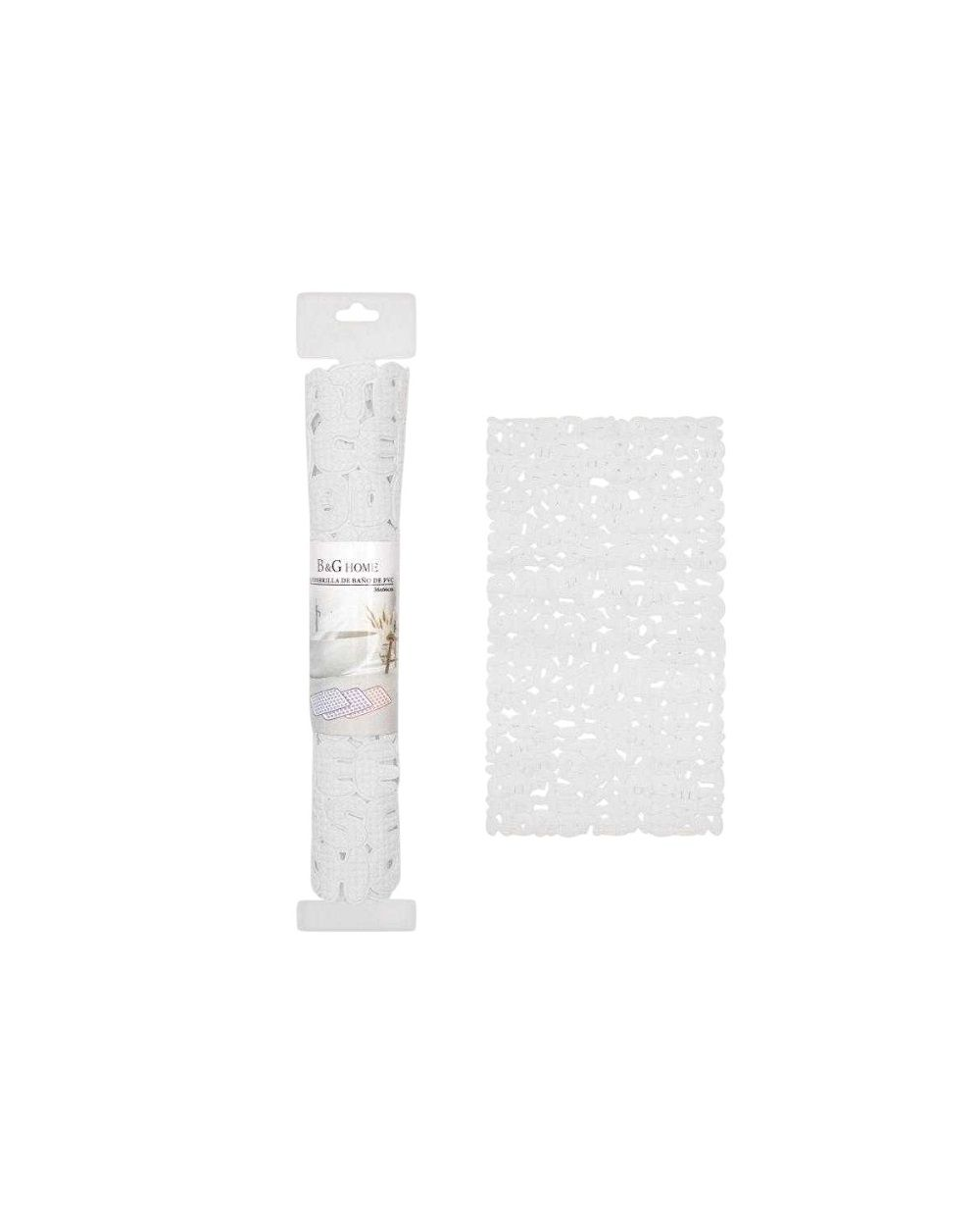 Αντιολισθητικό πατάκι μπάνιου - M0829 - 36x66cm - White