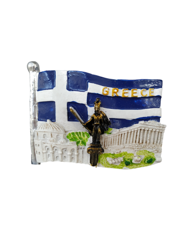 Tουριστικό μαγνητάκι Souvenir - Σετ 12pcs - Resin Magnet - Greece