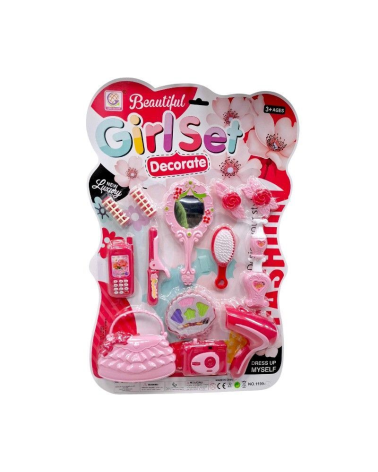 Παιδικό σετ ομορφιάς με τσαντάκι - 1199-7