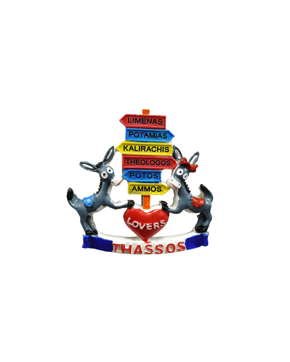 Tουριστικό μαγνητάκι Souvenir – Σετ 12pcs - Resin Magnet - Thassos