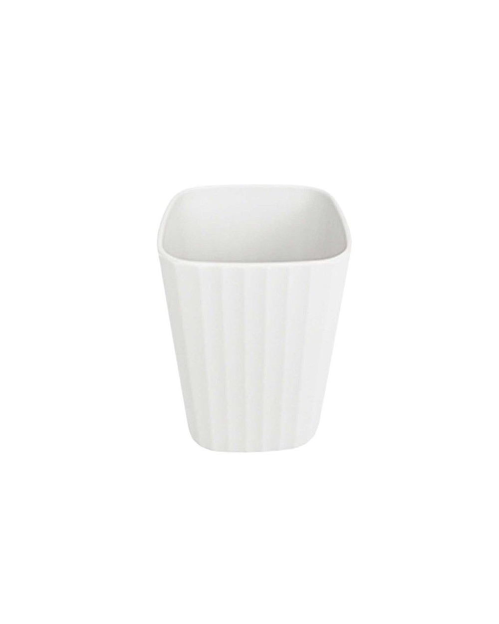 Θήκες οδοντόβουρτσας πλαστικές σε σετ 5Χ - White