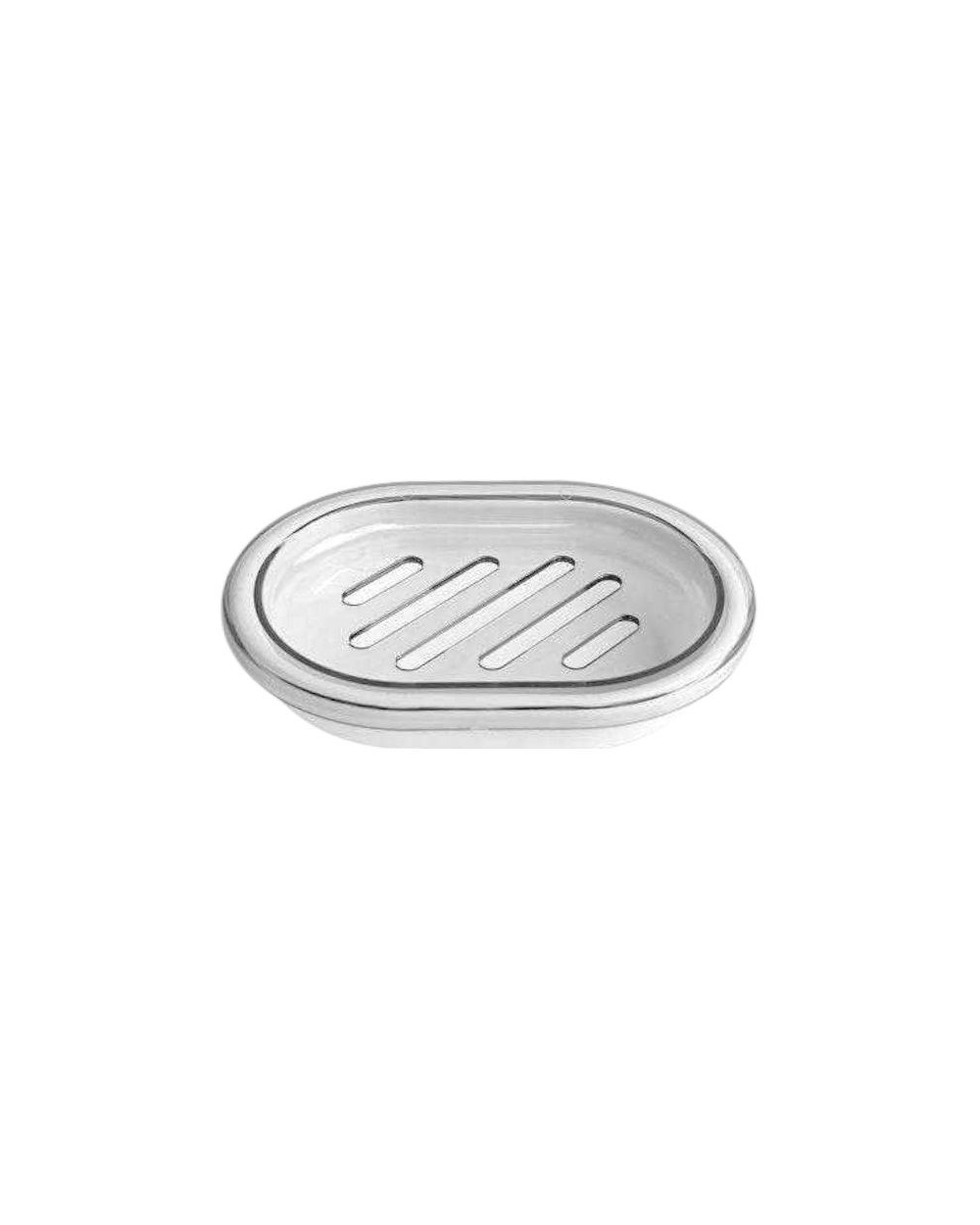 Σαπουνοθήκες μπάνιου πλαστικές - Σετ 9pcs - White