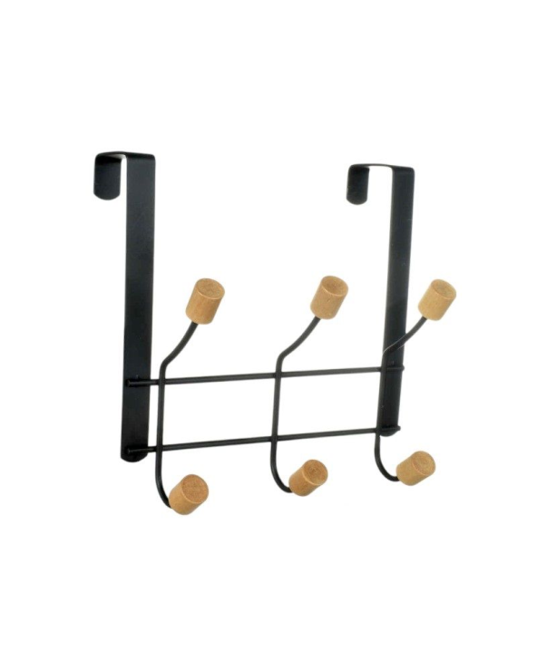 Μεταλλική κρεμάστρα πόρτας 3 θέσεων