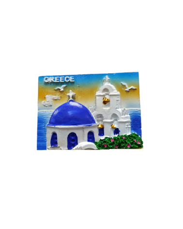 Tουριστικό μαγνητάκι Souvenir – Σετ 12pcs - Resin Magnet - Greece