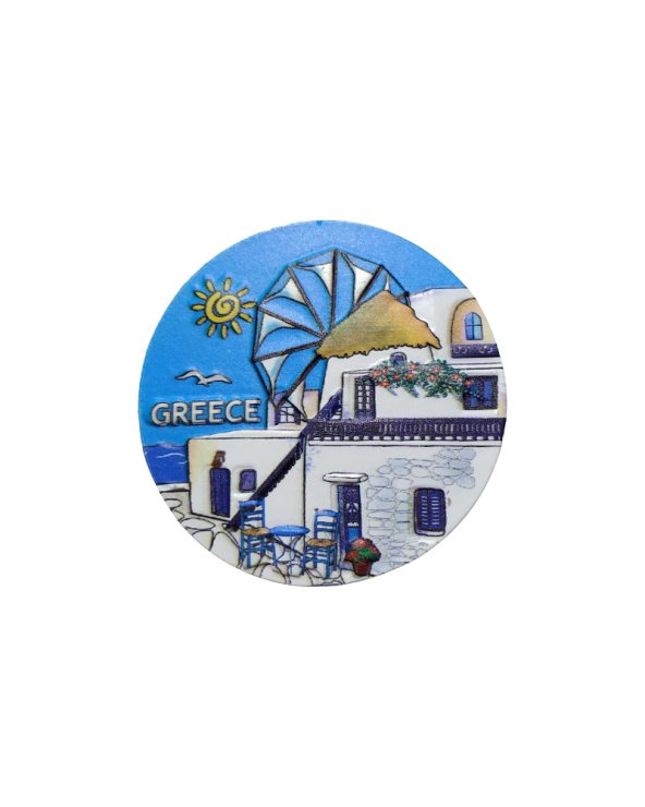 Tουριστικό μαγνητάκι Souvenir – Σετ 12pcs - Resin Magnet - Greece