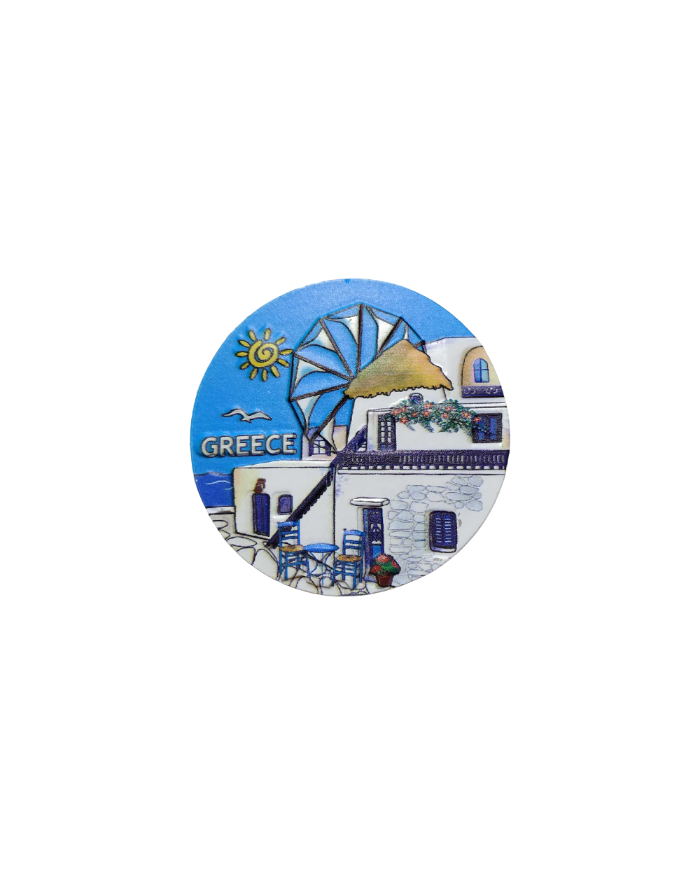 Tουριστικό μαγνητάκι Souvenir – Σετ 12pcs - Resin Magnet - Greece