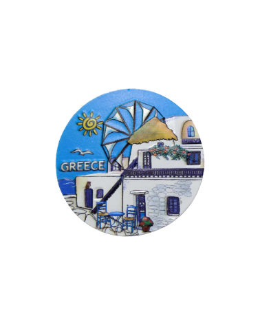 Tουριστικό μαγνητάκι Souvenir – Σετ 12pcs - Resin Magnet - Greece