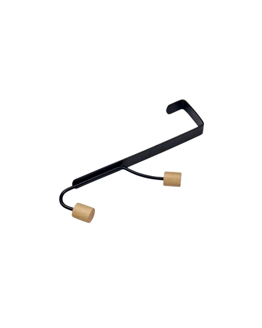 Μεταλλική κρεμάστρα πόρτας 2 θέσεων