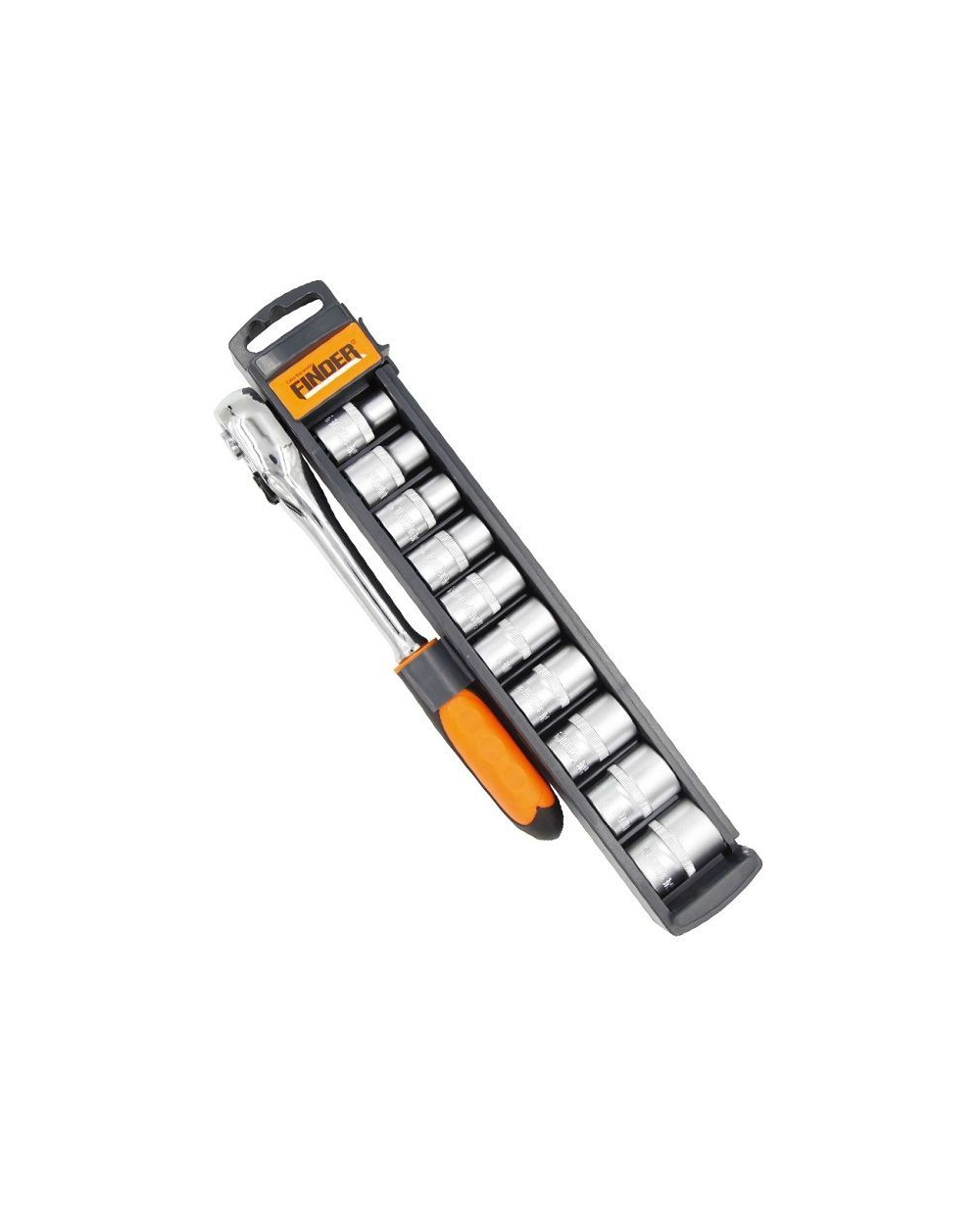 Σετ καρυδάκια με καστάνια - Sleeve tools  - 11pcs - 1/4 - Finder