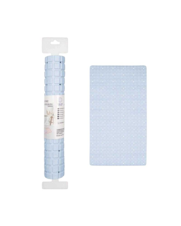 Αντιολισθητικό πατάκι μπάνιου - M0842 - 36x66cm - Light Blue