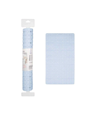 Αντιολισθητικό πατάκι μπάνιου - M0842 - 36x66cm - Light Blue