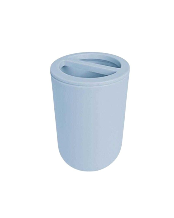 Θήκες οδοντόβουρτσας πλαστικές σε σετ 5Χ - Light Blue