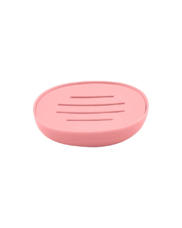 Σαπουνοθήκες μπάνιου πλαστικές - Σετ 5pcs - Pink
