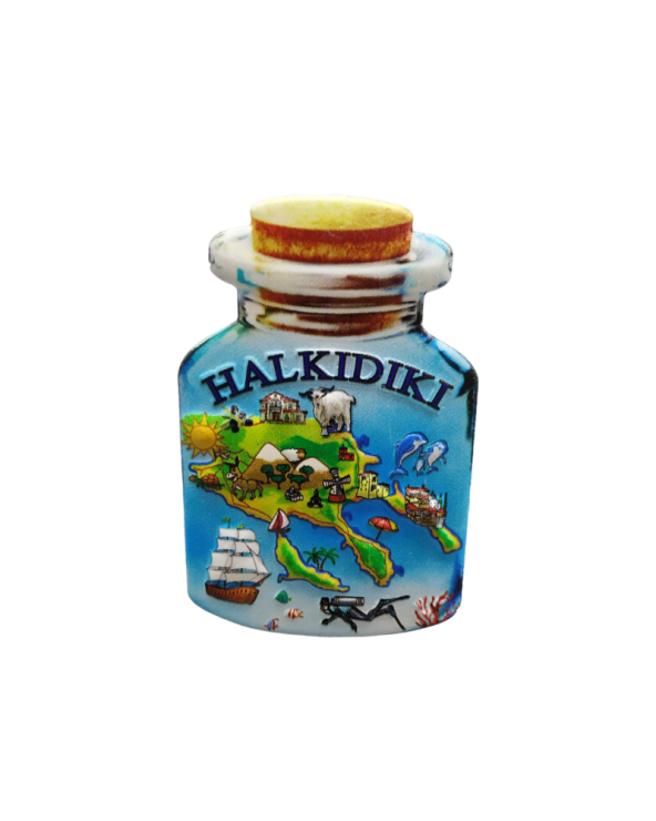 Tουριστικό μαγνητάκι Souvenir – Σετ 12pcs - Resin Magnet - Halkidiki