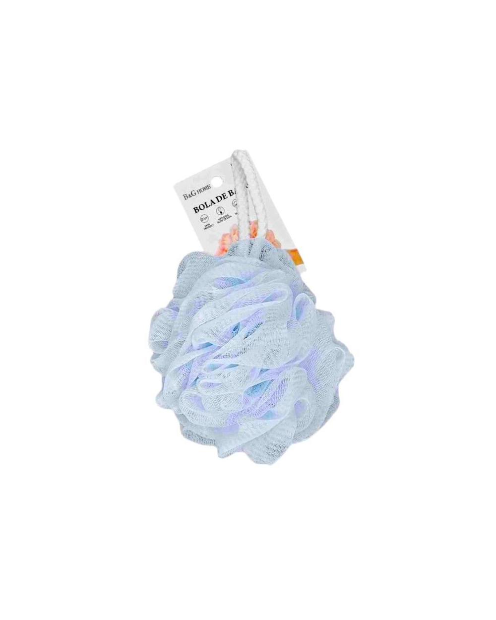 Σφουγγάρια μπάνιου δίχτυ σε σετ 5Χ - Light Blue