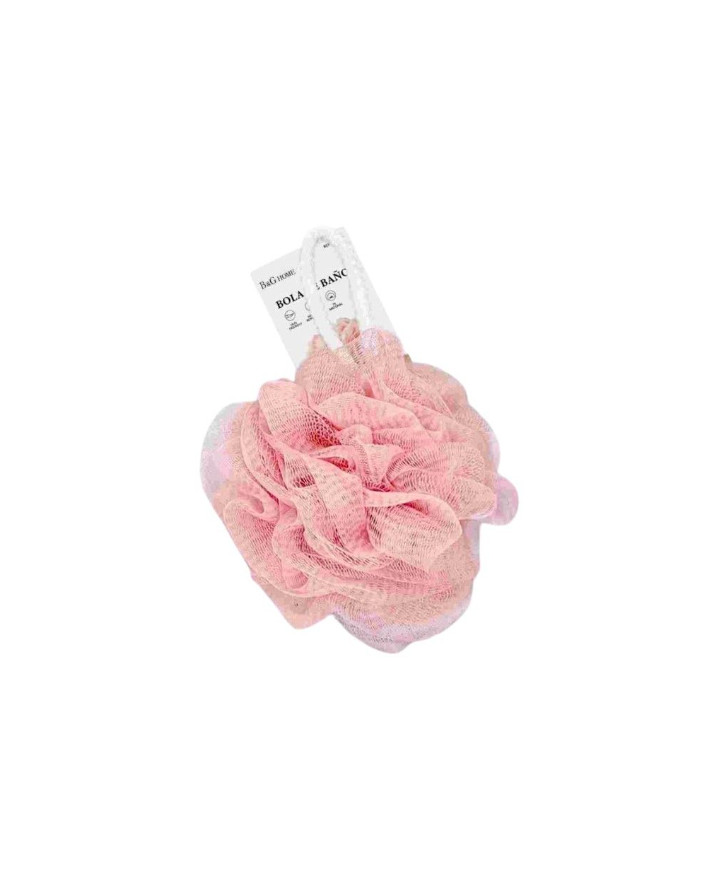 Σφουγγάρια μπάνιου δίχτυ σε σετ 5Χ - Pink