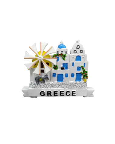 Tουριστικό μαγνητάκι Souvenir – Σετ 12pcs - Resin Magnet - Greece