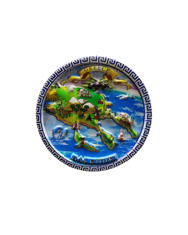 Tουριστικό μαγνητάκι Souvenir – Σετ 12pcs - Resin Magnet - Chalkidiki