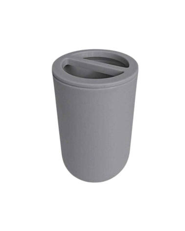 Θήκες οδοντόβουρτσας πλαστικές σε σετ 5Χ - Grey