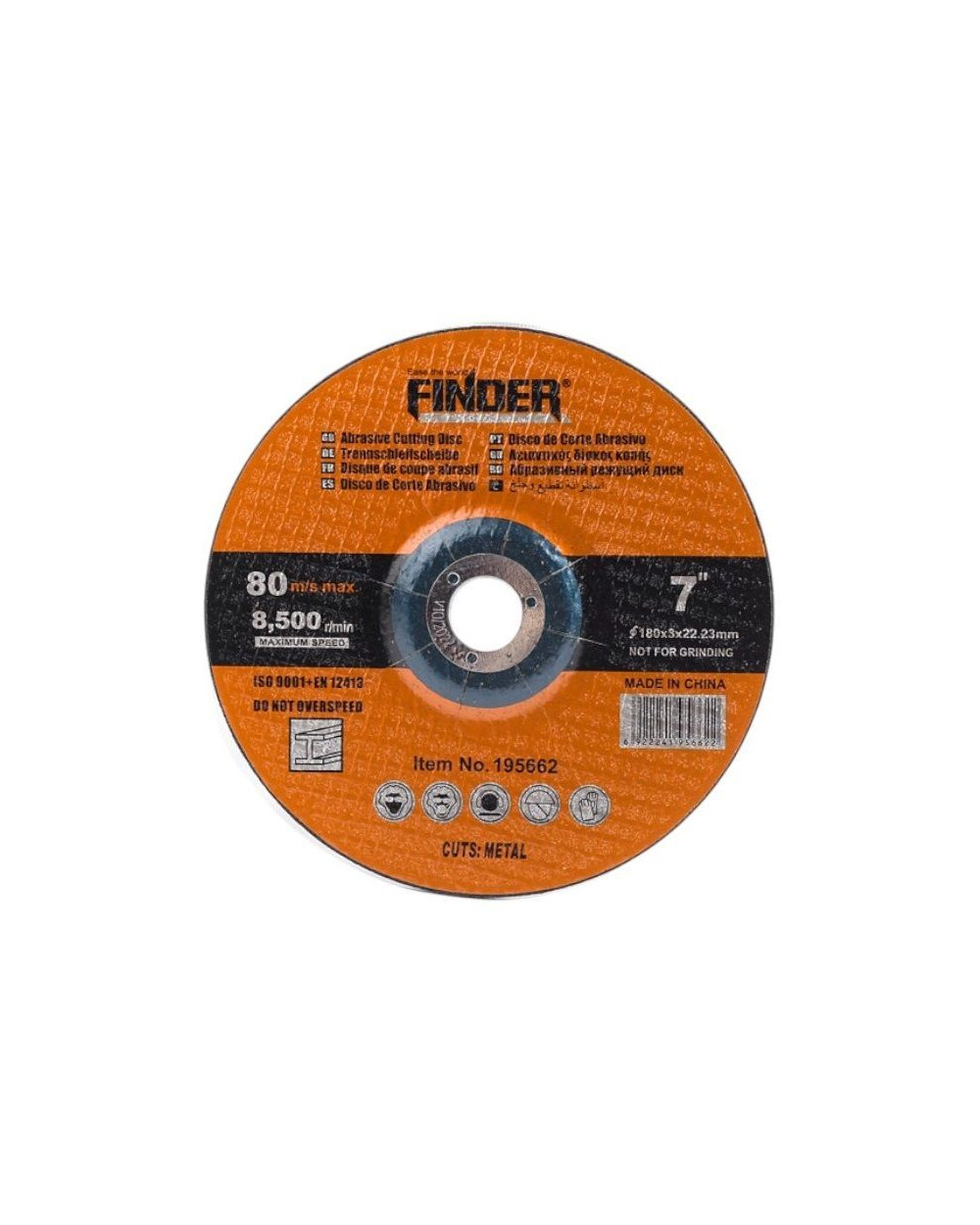 Δίσκος κοπής - Finder - 7" - T42