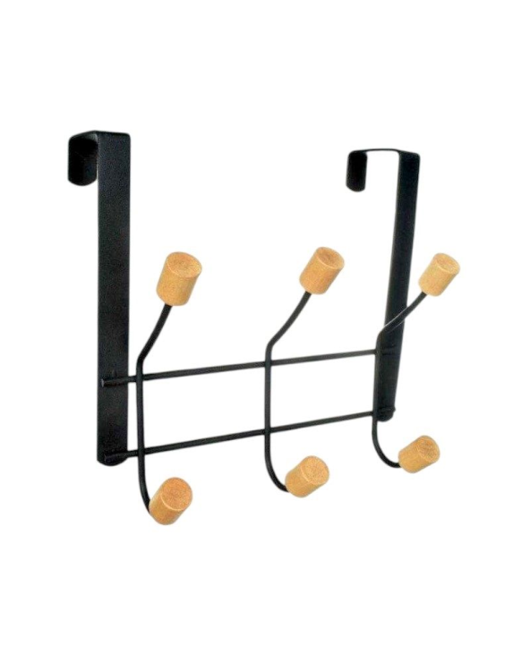 Μεταλλική κρεμάστρα πόρτας 3 θέσεων